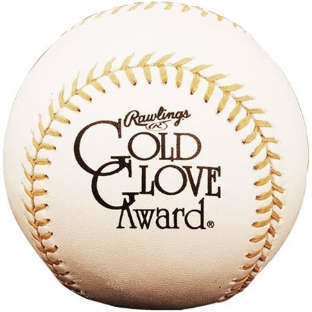 Creative Sports Enterprises Creative Sports Enterprises  Inc RAWLINGS-Gold-Glove-Award-Baseball Rawlings Gold Glove Award Official Baseball RAWLINGS-Gold-Glove-Award-Baseball